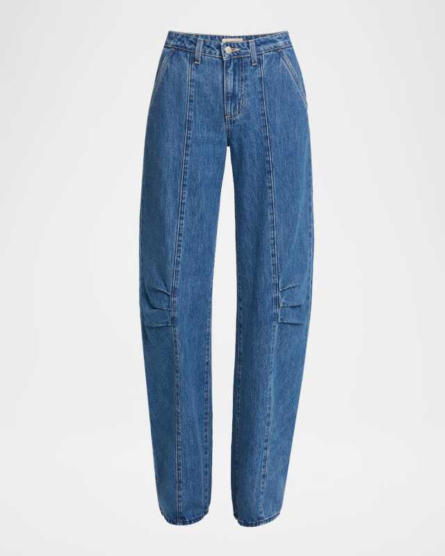 Zara High-Rise Rodeo Barrel Jeans